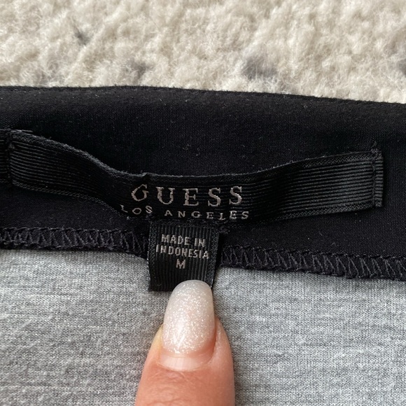 Guess | Green & Black Patterned assymetrical Women's mini Skirt - medium - Picture 2 of 5